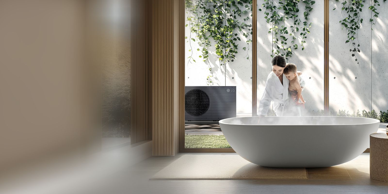 Die Luft-Wasser-Wärmepumpe LG THERMA V
